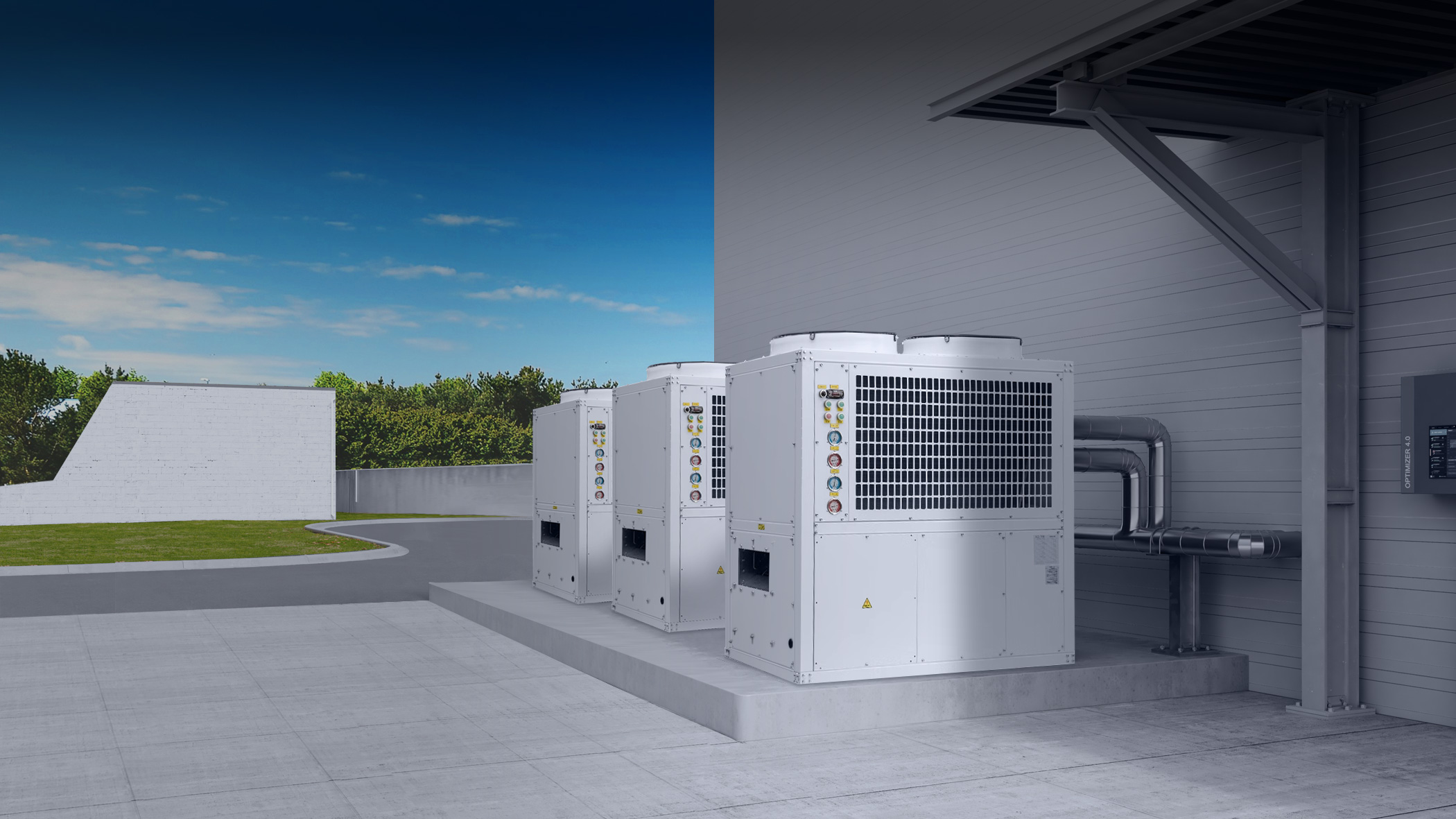 倉壁振動器以振動電機為激振源,將底座與電機采用高強度螺栓堅固連接,用于防止和消除料倉、料罐或料斗內物料的起拱、管狀通道、粘倉等閉塞現象